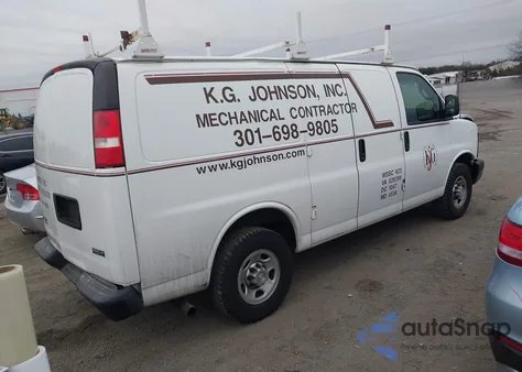 2016 Chevrolet Express 2500 Work Van из США, поврежденный, VIN 1GCWGAFF3G1277088